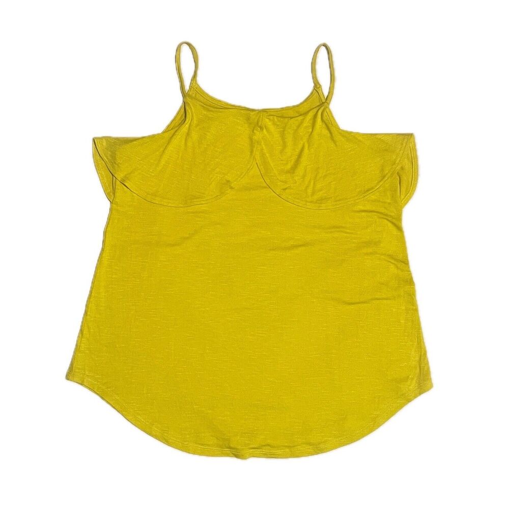 Maurices 24/7 Women’s Yellow Tank Top Blouse Size M
